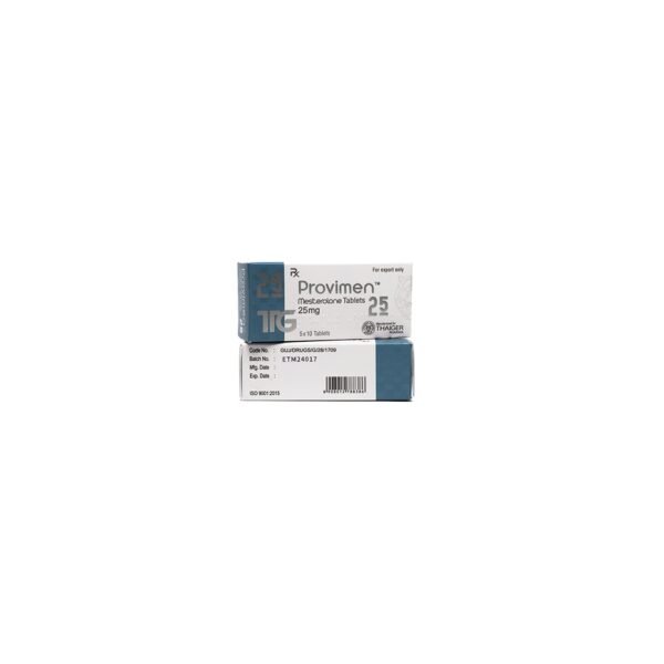 Provimen -PROVIRON -25 MG / pill -50 Tablets Blisters Box - Image 4