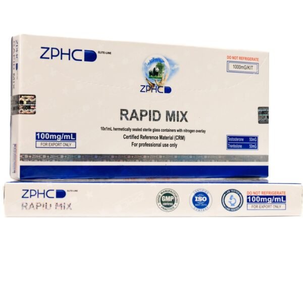 RAPID MIX-Trenbolone Testosterone -100 MG/ML -10 X 1 ML AMPULE - Image 2