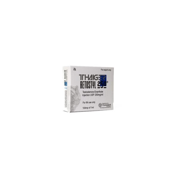 Retostyl-250 -Testosterone Enanthate -250 MGML -10 X 1 ML AMPULE - Image 2
