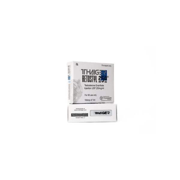 Retostyl-250 -Testosterone Enanthate -250 MGML -10 X 1 ML AMPULE - Image 5