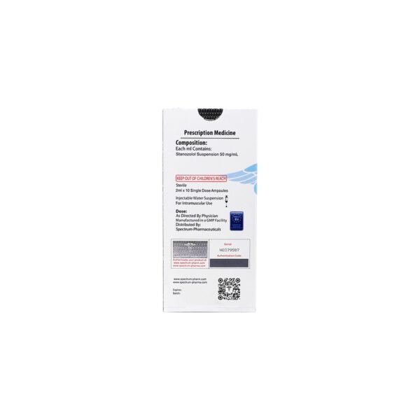STROMBA AQUA -Stanozolol Water suspension -50 MGML -10 X 1 ML AMPULE - Image 4