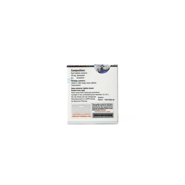 STROMBA -Stanozolol -10 MG / pill -100 Tablets Blisters Box - Image 4