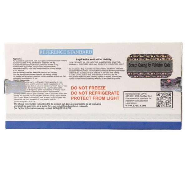 SUPER MIX -Trenbolone A70 Drostanolone P 100 Testosterone P Trestolone A- ML AMPULE - Image 3