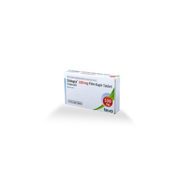 Sildegra -Sildenafil -100 MG  pill -4 Tablets Blisters Box - Image 5