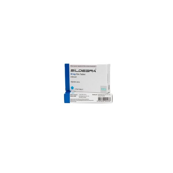 Sildegra -Sildenafil -50 MG  pill -4 Tablets Blisters Box - Image 2