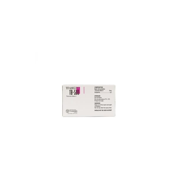 TB-500 -THYMOSIN BETA-4 -5 MG / VIAL -5 VIALS Thaiger Pharma - Image 3