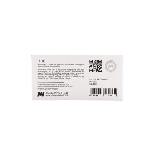 TESOS -Tesofensine -0.5 MG  pill -100 Tablets - Image 3