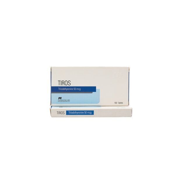 TYROS 50 -T3 (Triiodothyronine) -50 MCG  pill -100 Tablets Blisters Box - Image 2