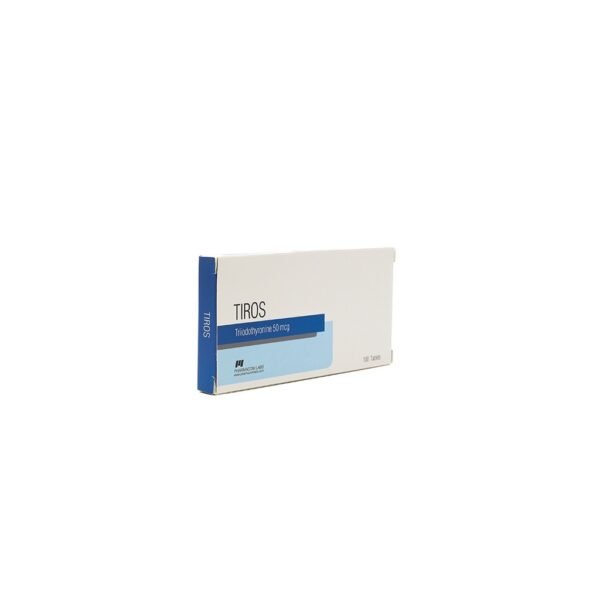 TYROS 50 -T3 (Triiodothyronine) -50 MCG  pill -100 Tablets Blisters Box - Image 3