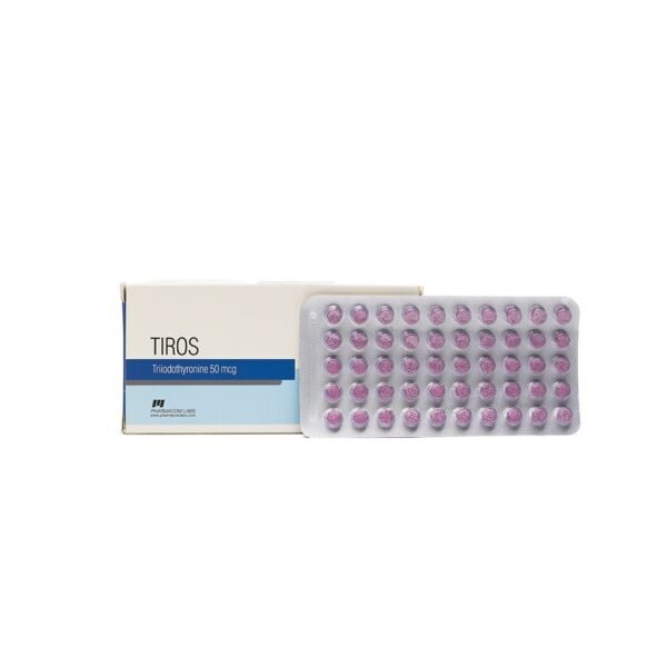 TYROS 50 -T3 (Triiodothyronine) -50 MCG  pill -100 Tablets Blisters Box - Image 5