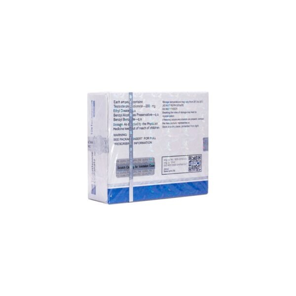Testosterone Cypionate -200 MG/ML-10 X 1 ML AMPULE - Image 2