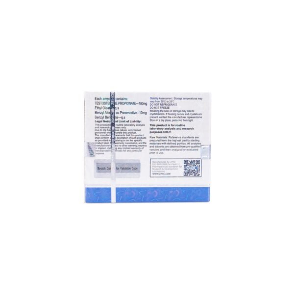 Testosterone Propionate -100 MGML -10 X 1 ML AMPULE - Image 2