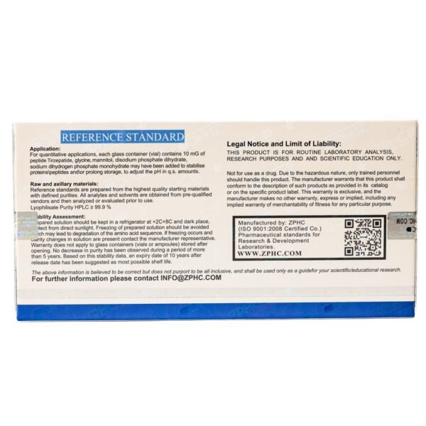 Tirzepatide 50 MG KIT -10 MG  VIAL -5 VIALS - Image 2