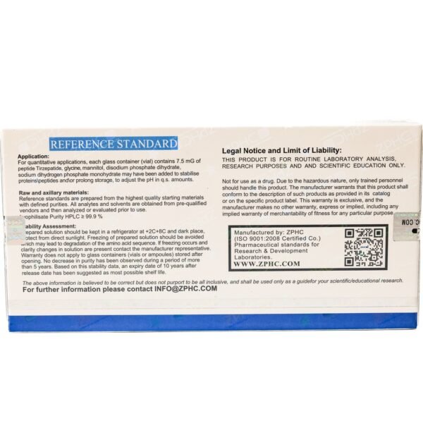 Tirzepatide 37.5 MG KIT -7.5 MG  VIAL -5 VIALS - Image 6
