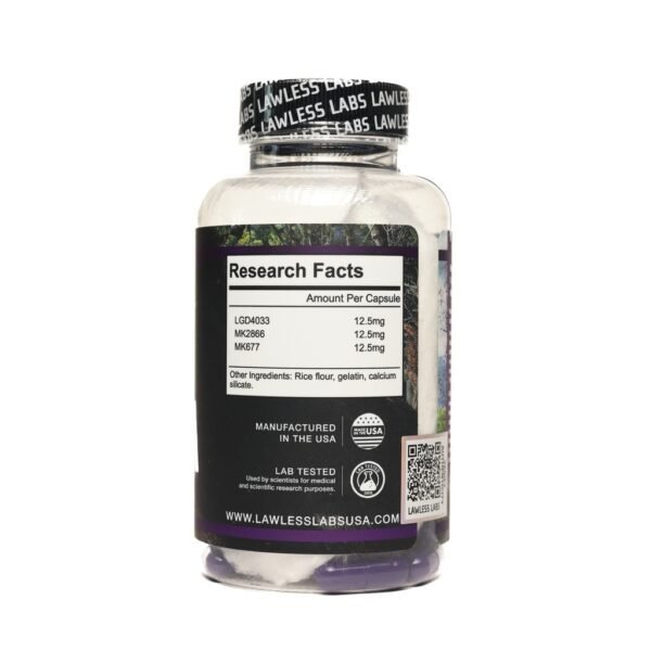 Trifecta 3 -SARMs Blend -LGD4033.12.5mg,MK2866 .12.5mg,MK677 .12.5mg -60 CAPSULES Bottle - Image 5