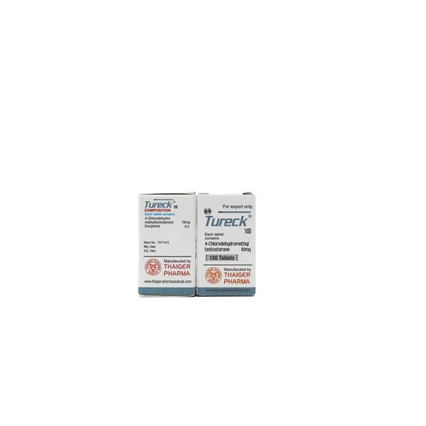 Tureck -4-Chlorodehydromethyltestosterone-100 Tablets Blisters Box - Image 4