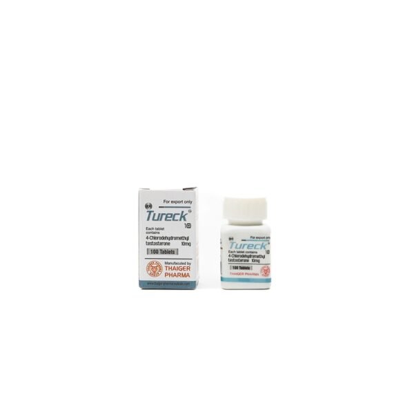 Tureck -4-Chlorodehydromethyltestosterone-100 Tablets Blisters Box - Image 3