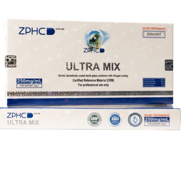 ULTRA MIX -Tren E 50,Test E 100, Masteron E 90, Trestolone E 10 -10 X 1 ML AMPULE - Image 2