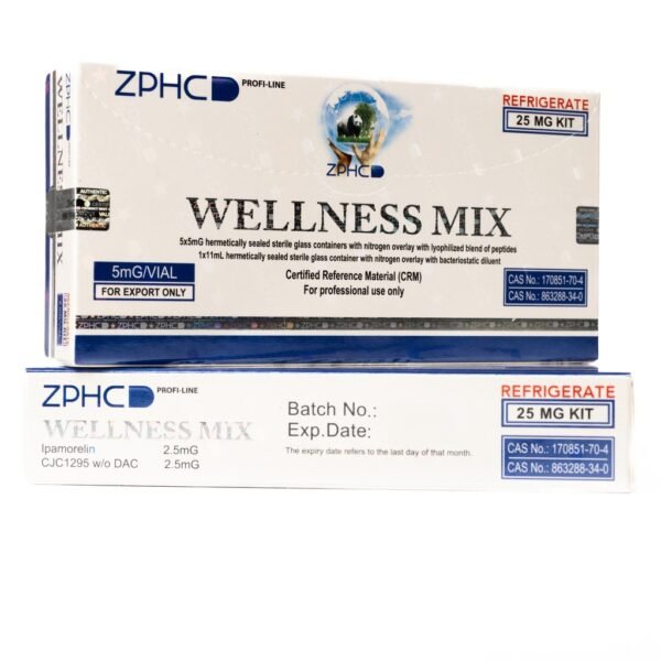 WELLNESS MIX -IPA 2.5 MG + CJC 2.5 MG -5 MG  VIAL -5 VIALS - Image 2