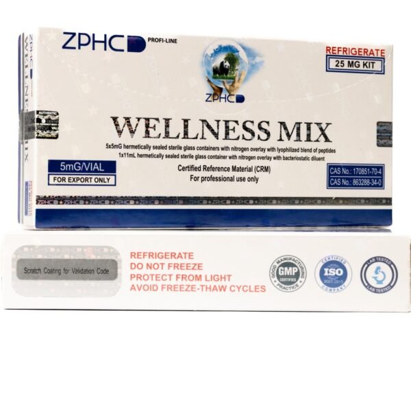 WELLNESS MIX -IPA 2.5 MG + CJC 2.5 MG -5 MG  VIAL -5 VIALS - Image 3