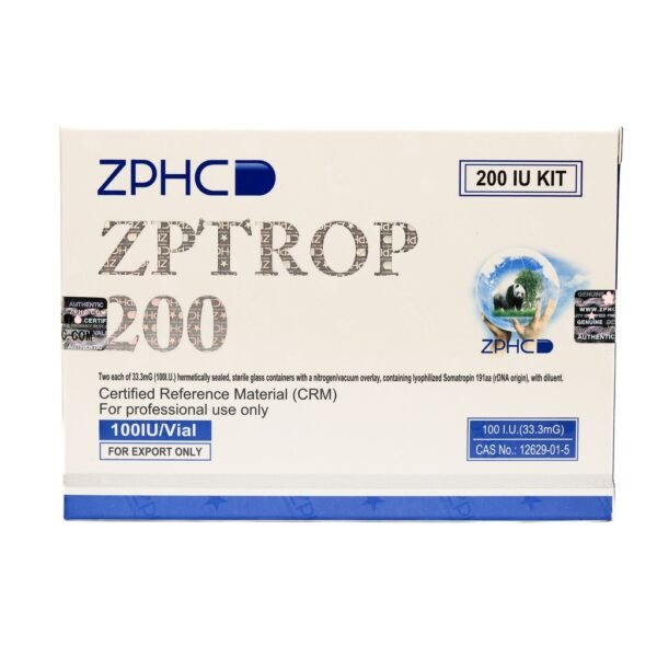 ZPTROP 200 IU -Somatropin -100 IU / VIAL -2 VIALS - Image 6